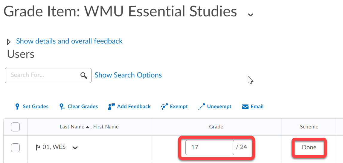 Guide to the WMU Essential Studies Rubric Assessment in Elearning