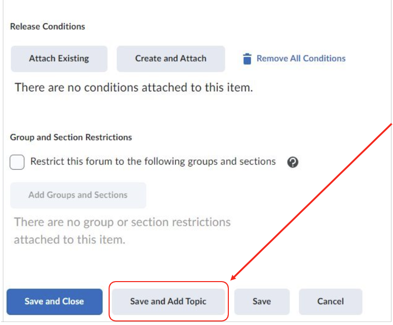Setting up and Adding to Content Discussion Forums and Topics in Elearning