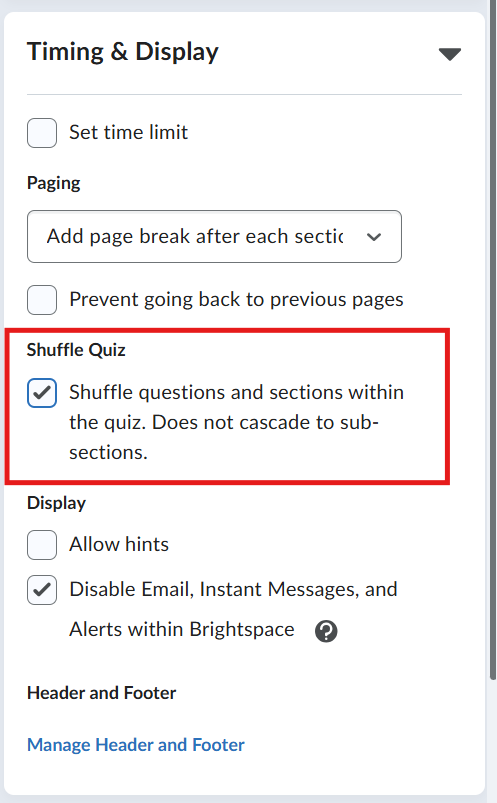 How to Print an Elearning Quiz